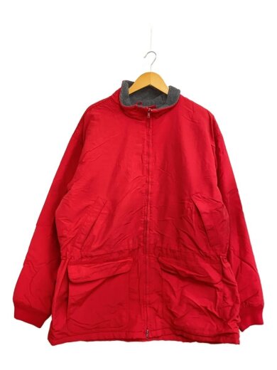 商品画像：ジャケット/XL/ポリエステル/RED/無地 1