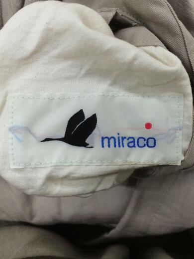 画像：miracoビッグジップパーカー/コットン/ベージュ4