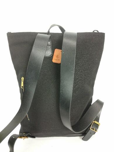 画像：Zepanese Club×Kika NY/2019Model Harvest backpack in black リュック/キャンバス/黒//バックパック3