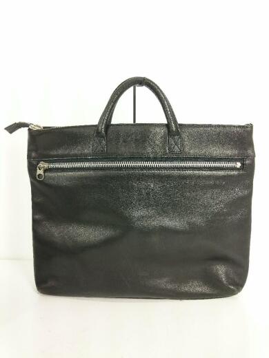 画像：giuliano Fujiwaraブリーフケース/レザー/BLK/無地3