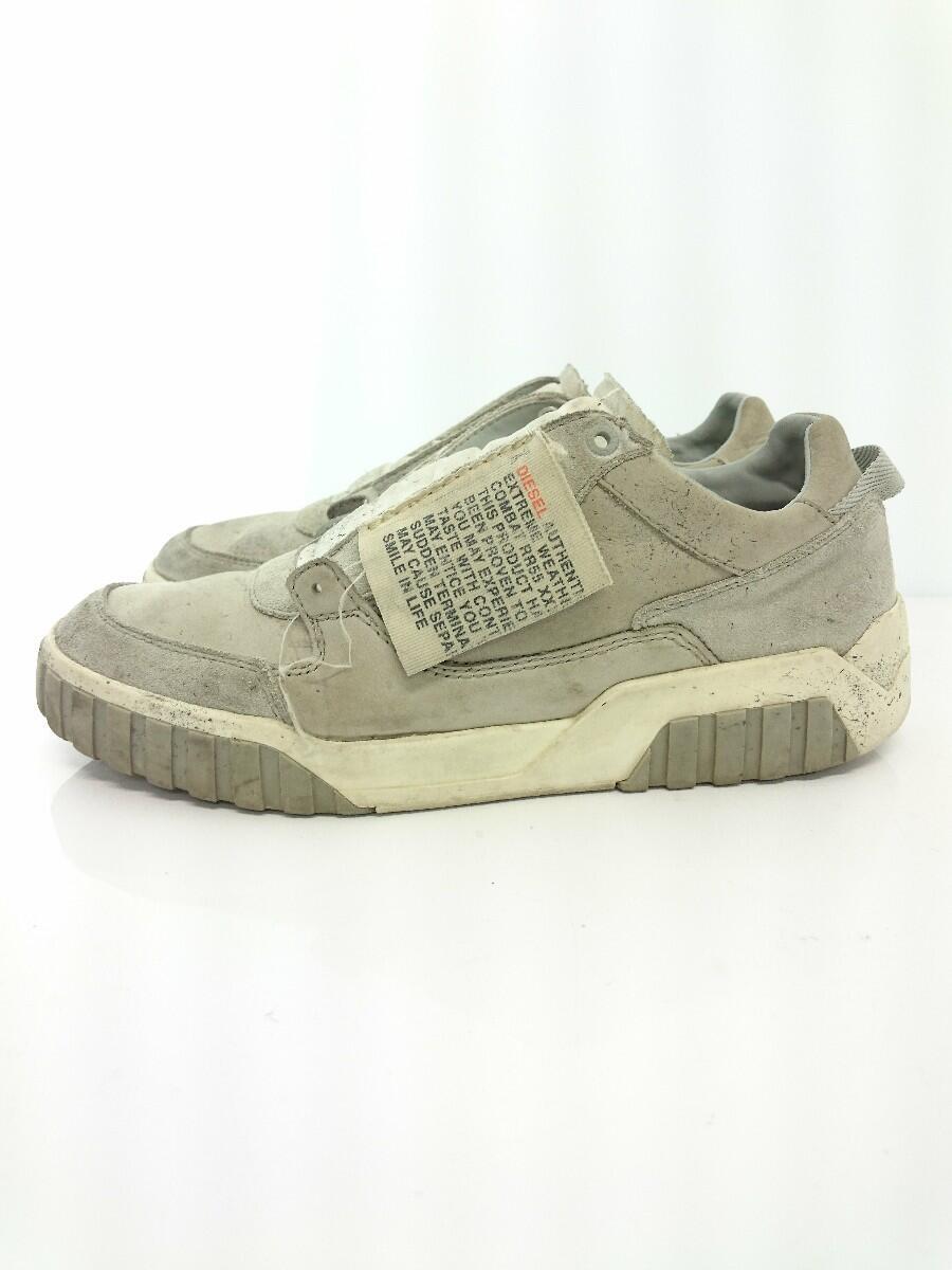 DIESEL([イリョウ/フクショク]ディーゼル) / S-LE RUA ON/グレー/USED加工/ローカットスニーカー/26.5cm ...