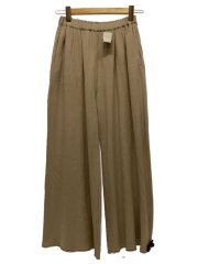 タグ付/ガーゼ裏毛EXワイドパンツ/38/リネン/WHT/24-030-912-3080-2-0