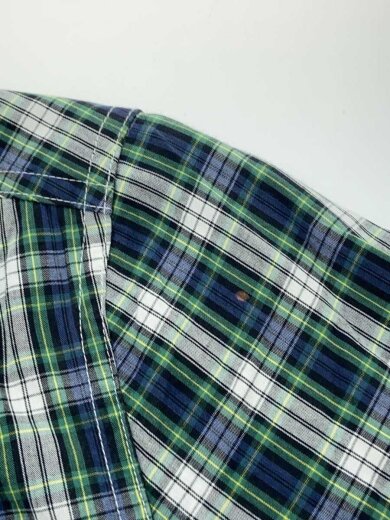 商品画像：長袖シャツ/XS/コットン/GRN/チェック/4800-235-001 6