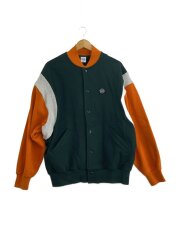 BB SMALL WAPPEN SWEAT VARSITY JACKET/スタジャン/L/コットン/GRN