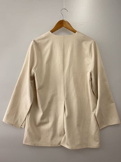商品画像：ウォッシャブルリネンライクダブル/テーラードジャケット/FREE/ポリエステル/BEG/2240619// 2