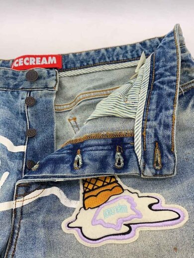 商品画像：ショートパンツ/34/デニム/NVY/431-4106 3