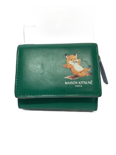 商品画像：チラックスロゴ/3つ折り財布/牛革/GRN/アニマル/レディース/KU05423LC0029 1