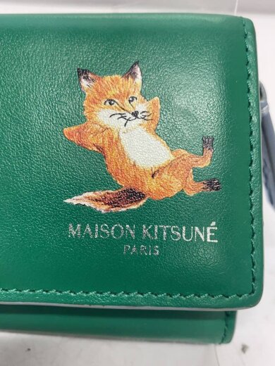 商品画像：チラックスロゴ/3つ折り財布/牛革/GRN/アニマル/レディース/KU05423LC0029 3