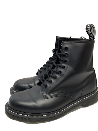 商品画像：8ホール/ホワイトステッチ/レースアップブーツ/UK9/BLK/1460 WS 1