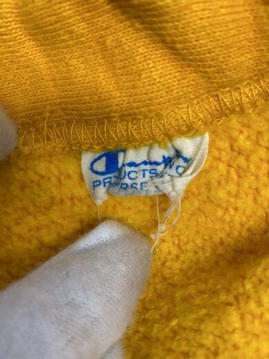 商品画像：70頃/青単タグ/リバースウィーブスウェットパンツ/91/コットン/YLW 3