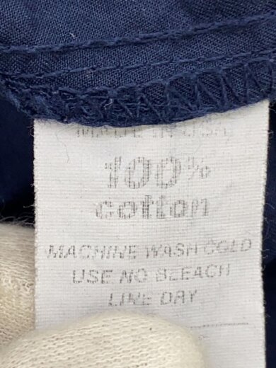 商品画像：半袖シャツ/S/コットン/NVY/無地// 4