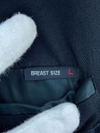 商品画像：80S頃/金ボタン/ブレザー/テーラードジャケット/L/ウール/BLK/AV-1301 4