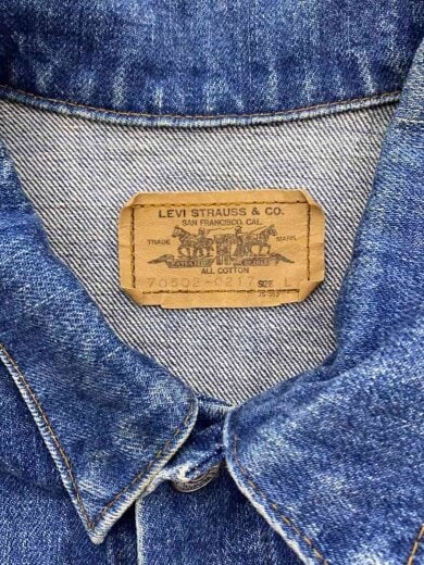 商品画像：Type:2nd/Gジャン/L/インディゴ/70502-0217/オレンジタブ 3