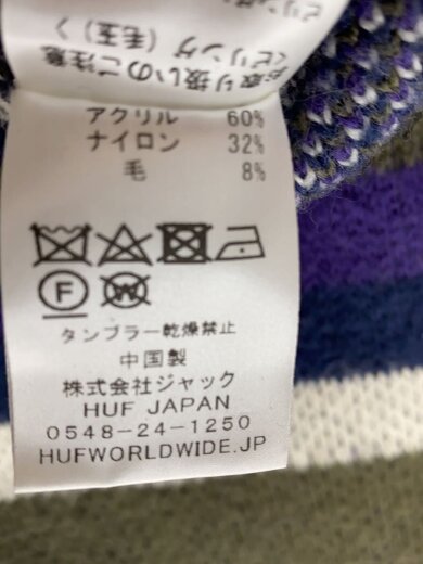 商品画像：ニット・セーター(厚手)/M/アクリル/マルチカラー/総柄// 4