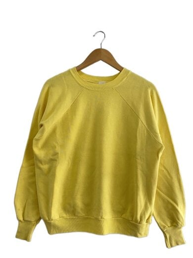 商品画像：Vintage/USA製/ULTRA SWEATS/ラグランスウェット/SIZE:L/イエロー// 1