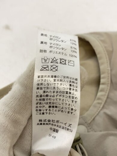 商品画像：ダウンジャケット/34/ナイロン/BEG/無地/19S-KW-001 5