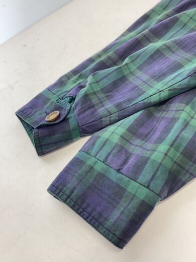 商品画像：Vintage/90s/OLD GAP/襟コーデュロイ/ジャケット/SIZE:M/グリーン/チェック// 6