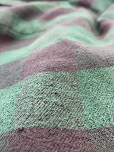 商品画像：Vintage/90s/ハーフジップ/長袖シャツ/SIZE:L/グリーン/チェック 6