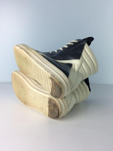 画像：Rick Owens15SS/GEOBASKET/ジオバスケット/ジオバス/ハイカットスニーカー/41/シルバー/中古3
