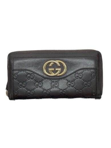 商品画像：長財布/レザー/BRW/総柄/レディース 1