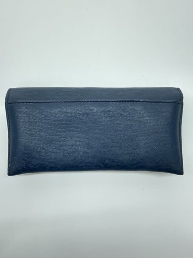 商品画像：長財布/レザー/BLU/無地/メンズ 2