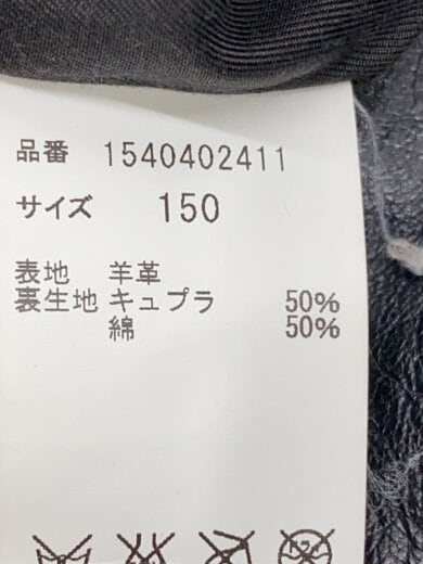 商品画像：シングルライダースジャケット/--/羊革/BLK/1540402411 4