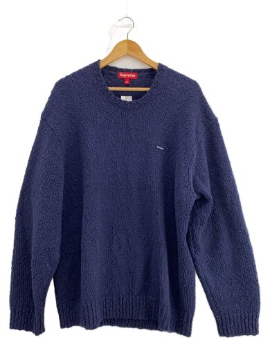 商品画像：ニット・セーター(厚手)/L/コットン/NVY/無地 1