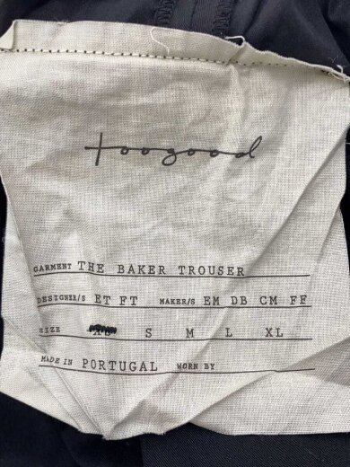 商品画像：THE BAKER TROUSER/ボトム/--/コットン/BLK 4