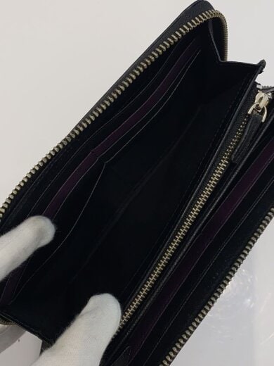 商品画像：長財布/レザー/BLK/総柄/メンズ 5