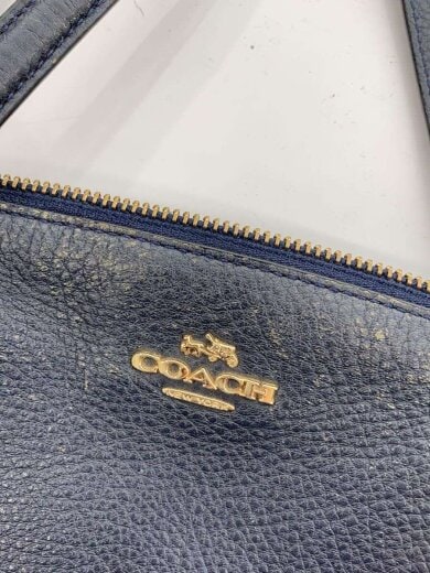 商品画像：ショルダーバッグ/レザー/NVY 8