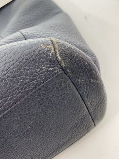 商品画像：ショルダーバッグ/レザー/NVY 9