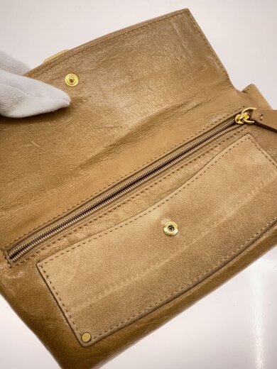 商品画像：長財布/レザー/BRW/無地/メンズ 8