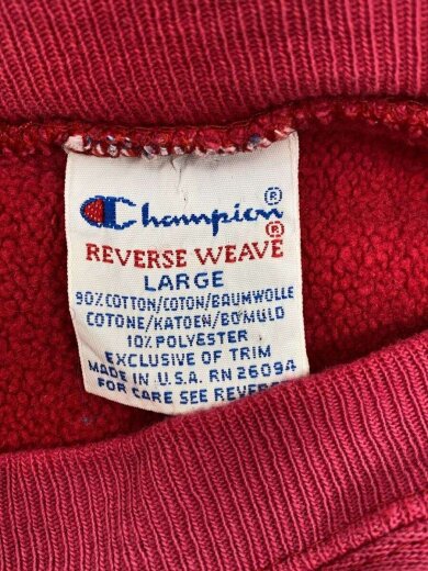 商品画像：スウェット/L/コットン/PNK/無地 3