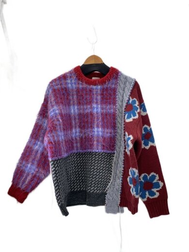 商品画像：ニット・セーター(厚手)/one/アクリル/RED/1832252400011 1