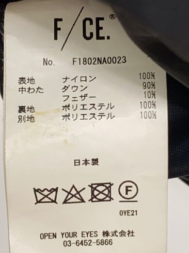 商品画像：ダウンジャケット/M/ナイロン/BLK/F1802NA0023 4