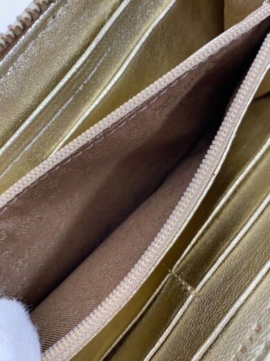 商品画像：長財布/レザー/BEG/無地/レディース 5