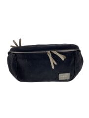 ウエストバッグ/コットン/BLK