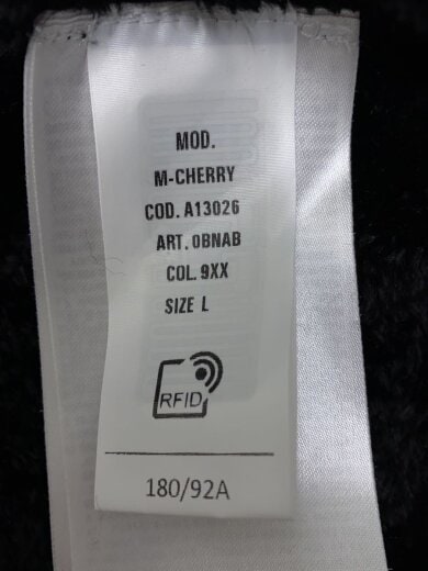 商品画像：ニットベスト(厚手)/L/ポリエステル/BLK/無地/0BNAB 4