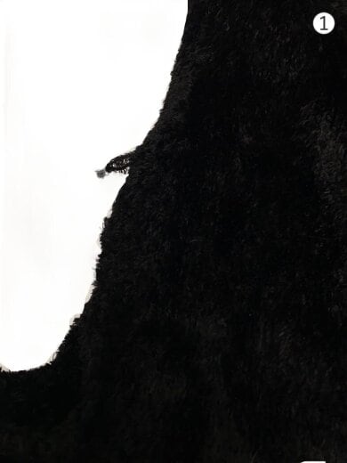 商品画像：ニットベスト(厚手)/L/ポリエステル/BLK/無地/0BNAB 6