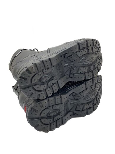 商品画像：ハイカットスニーカー/23.5cm/BLK/レザー/4460013 4