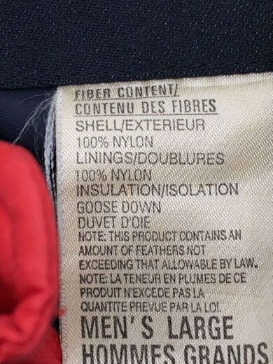 商品画像：ダウンジャケット/L/ナイロン/RED/NF002YO 4