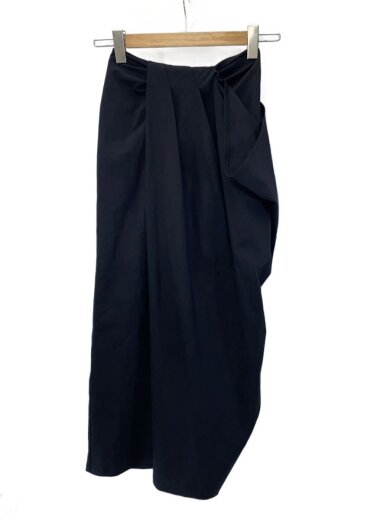 商品画像：スカート/36/コットン/BLK/無地/460IAN81-0051 1
