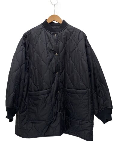商品画像：リバーシブルキルテッドビッグブルゾン/36/ナイロン/BLK/23-011-200-2050-4-0 1