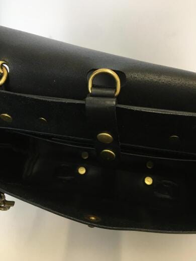 画像：HERZ3WAY/ナレッジバッグ/Knowledge Bag/ショルダーバッグ/レザー/BLK/無地6