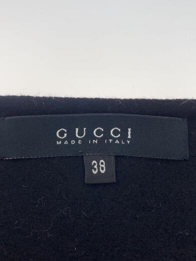 画像：GUCCIスカート/38/ウール/ブラック/無地/205-1382-7884/ミニスカート/イタリア製4