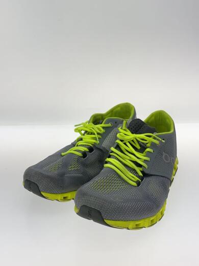 画像：OnCLOUD X/ローカットスニーカー/42/グレー/イエロー/黄色/靴/メンズ/メッシュ/トレーニング2