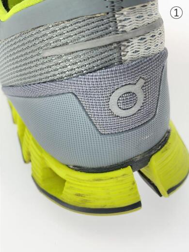 画像：OnCLOUD X/ローカットスニーカー/42/グレー/イエロー/黄色/靴/メンズ/メッシュ/トレーニング6