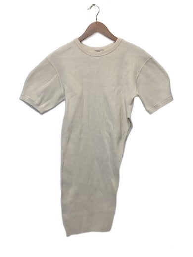 商品画像：SLANT CUT THERMAL TOPS/半袖ワンピース/1/コットン/IVO/12105-1162// 1