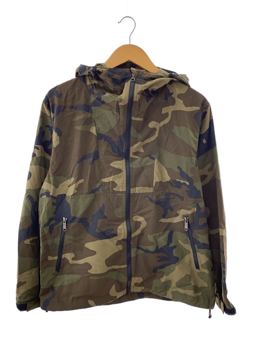 THE NORTH FACE / NOVELTY COMPACT JACKET_ノベルティコンパクトジャケット/S/ナイロン/GRY/総柄//