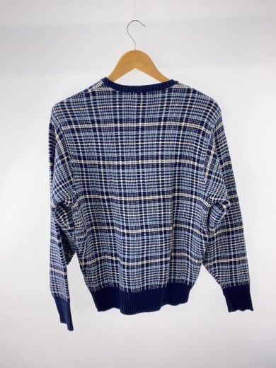 商品画像：90ｓ/ニット・セーター(薄手)/--/コットン/BLU/チェック// 2